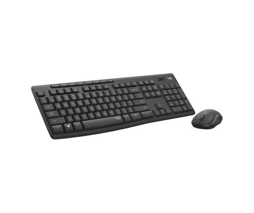 Logitech Slim Combo MK295, SWE, must - Juhtmevaba klaviatuur + hiir