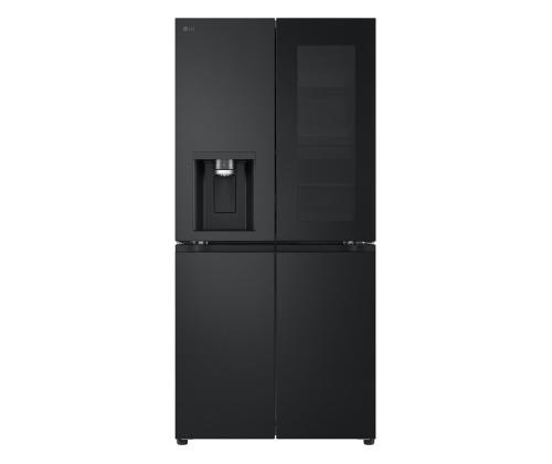 LG, NoFrost, Instaview, 508 L, kõrgus 179 cm, must - SBS-Külmk
