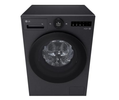 LG, 9 kg, sügavus 47.5 cm, 1200 p/min, must - Eestlaetav pesumasin