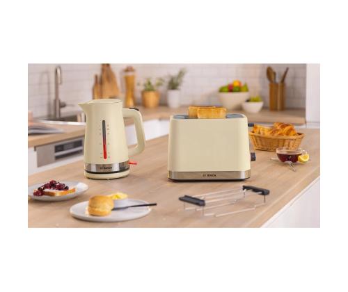 Bosch MyMoment, 2400 W, 1.7 L, beež - Veekeetja
