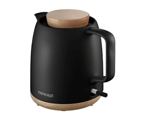 Concept, 1200 W, 1 L, must - Veekeetja