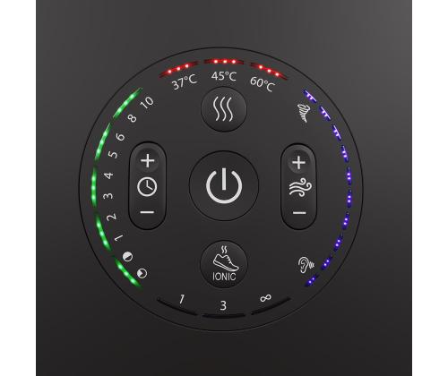 Hedgehog Octopus Ionic, must - Jalanõude kuivati