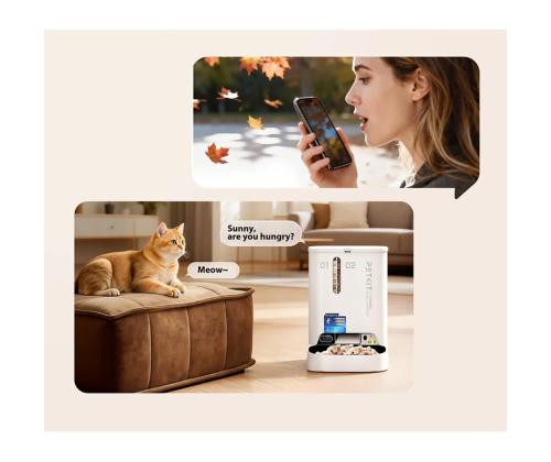 Petkit YumShare Dual-hopper 2, valge - Automaatne lemmikloomasöötja kaameraga