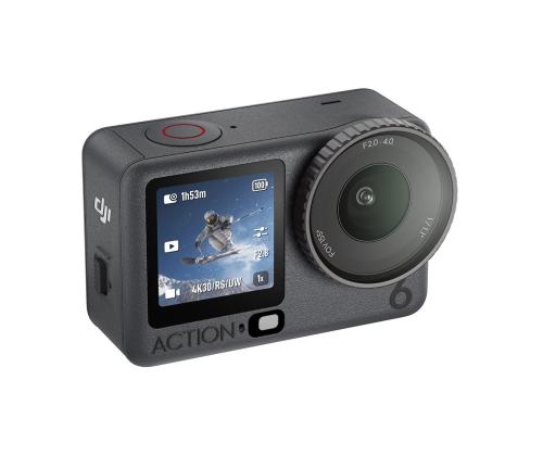 Dji Osmo Action 6, Adventure bundle, must - Seikluskaamera
