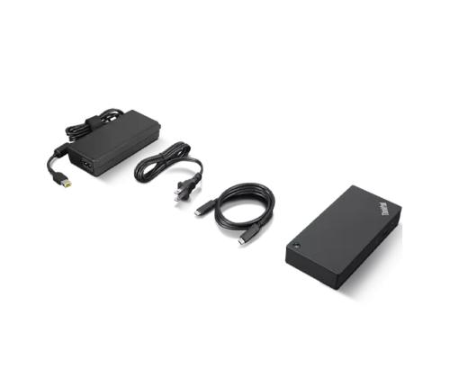 Lenovo ThinkPad Universal USB-C Dock, must - Sülearvuti dokk