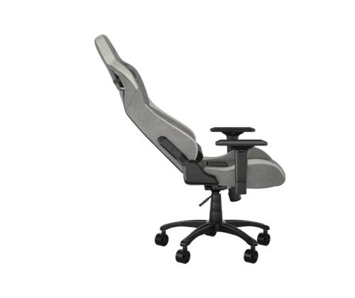 Corsair T3 RUSH Fabric, hall/valge - Mänguritool