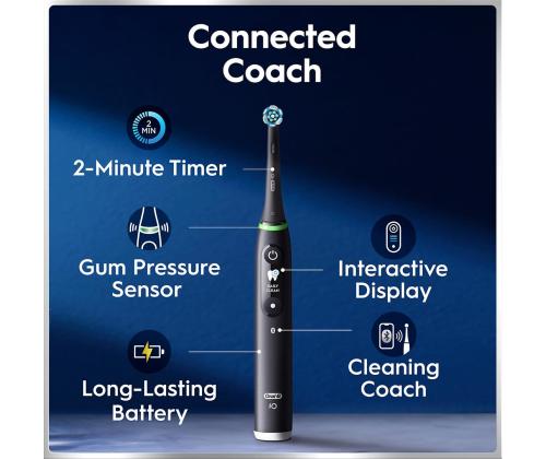 Braun Oral-B iO6 Duo Pack, must / roosa - Elektriliste hambaharjade komplekt