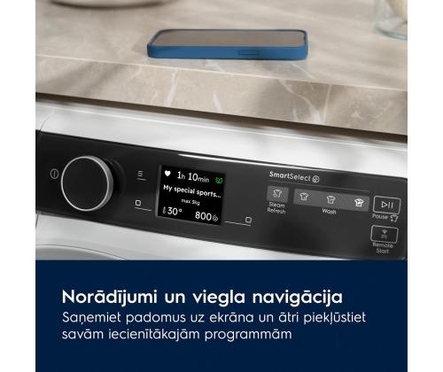Electrolux 900 Series PerfectCare, 11 kg, sügavus 63.6 cm, 1600 p/min - Eestlaetav pesumasin