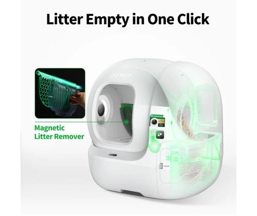 Petkit Purobot Max Pro, valge - Automaatne kassiliivakast