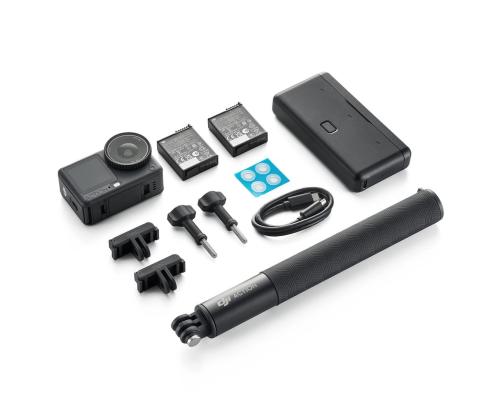 Dji Osmo Action 6, Adventure bundle, must - Seikluskaamera