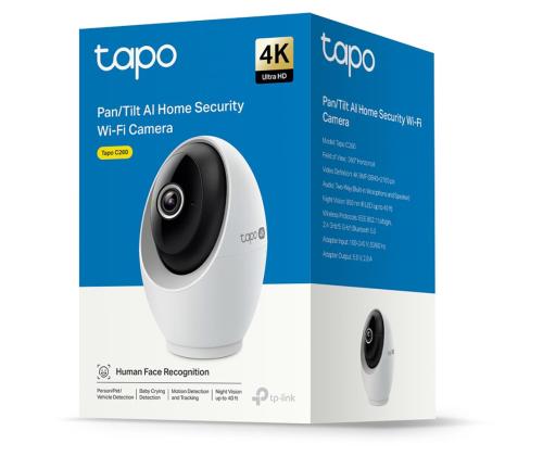 TP-Link Tapo C260, 4K, WiFi, valge - Turvakaamera