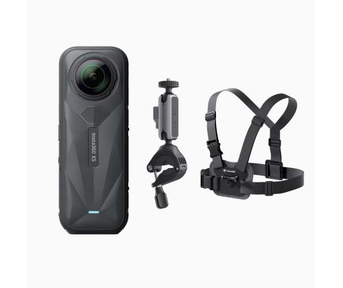 Insta360 X5 Road Cycling Bundle, 8K, 360º, must - Seikluskaamera