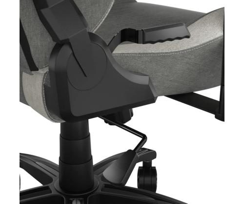 Corsair T3 RUSH Fabric, hall/valge - Mänguritool