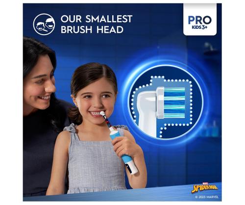 Braun Oral-B Vitality PRO Kids, Spiderman - Elektriline hambahari + vutlar