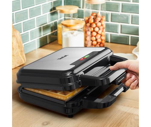 Tefal UltraCompact 3in1, hall/must - Vahvlimasin, Võileivagrill & Panini Press