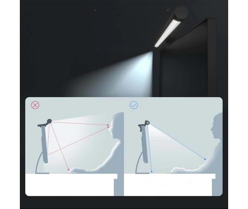 Xiaomi Mi Monitor Light Bar, USB-C, must - Monitori lamp
