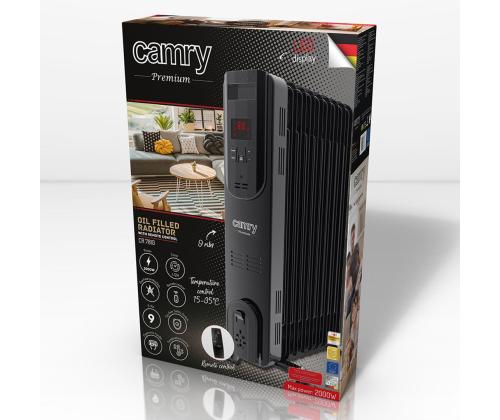 Camry, 9 ribi, 2000 W, must - Õliradiaator