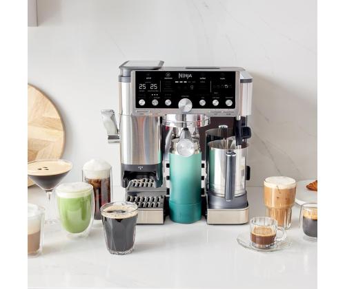 Ninja Luxe Café Pro, must/roostevaba teras - Espressomasin