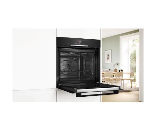 Bosch, 71 L, pürolüütline puhastus, must - Integreeritav ahi