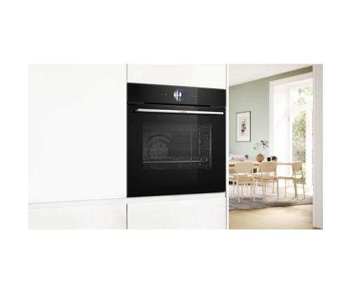 Bosch Seeria 8, 71 L, pürolüütiline puhastus, must - Integreeritav ahi