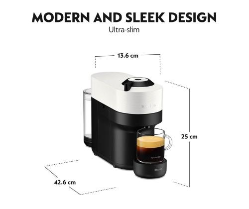 Krups Nespresso Vertuo Pop, valge - Kapselkohvimasin