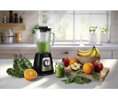 Tefal Blendforce 2 Glass, 800 W, 1.25 L, must - Blender + jahvataja ja hakkija