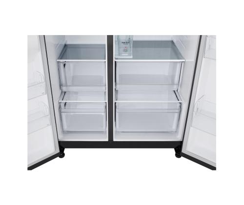 LG, Water & Ice Dispenser, 641 L, kõrgus 179 cm, must - SBS-Külmik