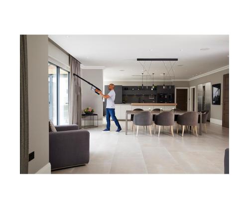 Shark Anti Hair Wrap, must/vask - Varstolmuimeja