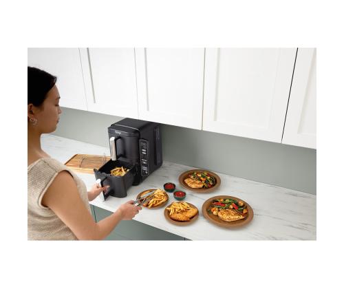 Ninja Double Stack 7.6 L, 2470 W, must - Kuumaõhufritüür