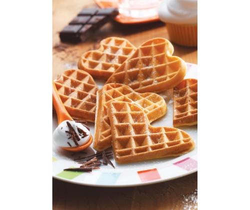 Tefal Snack Collection, südamekujulised vahvlid - Lisaplaat