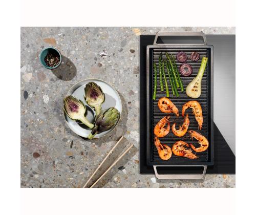 Electrolux 600 SaphirMatt SE® Bridge Hob2Hood, laius 80 cm, must - Integreeritav induktsioonpliidiplaat