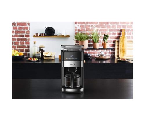 Krups Grind & Brew, 1.25 L, must - Filterkohvimasin veskiga