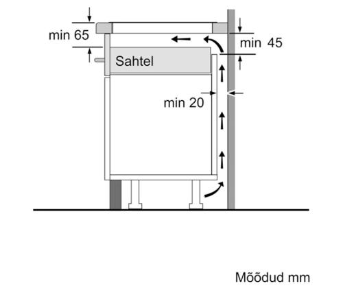 Bosch seeria 6, laius 30,6 cm, terasraamiga, must - Integreeritav induktsioonpliidiplaat