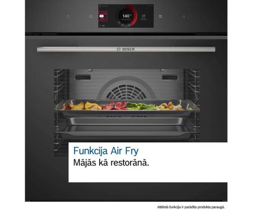 Bosch Seeria 8, 71 L, pürolüütiline puhastus, must - Integreeritav ahi