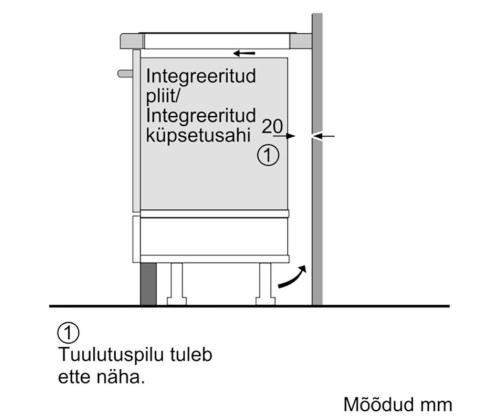 Bosch seeria 6, laius 30,6 cm, terasraamiga, must - Integreeritav induktsioonpliidiplaat