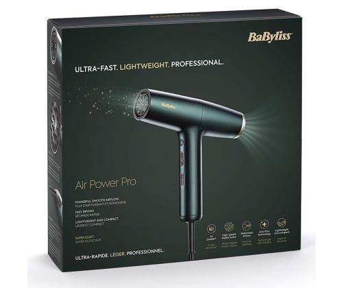 Babyliss Air Power Pro, 1700 W, roheline - Föön