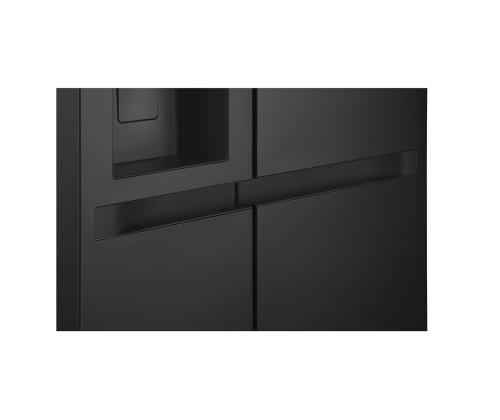 LG, Water & Ice Dispenser, 641 L, kõrgus 179 cm, must - SBS-Külmik