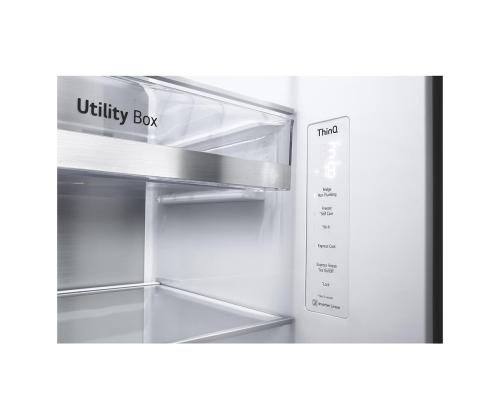 LG, InstaView, vee- ja jääautomaat veepaagiga, 635 L, kõrgus 179 cm, must - SBS-külmik