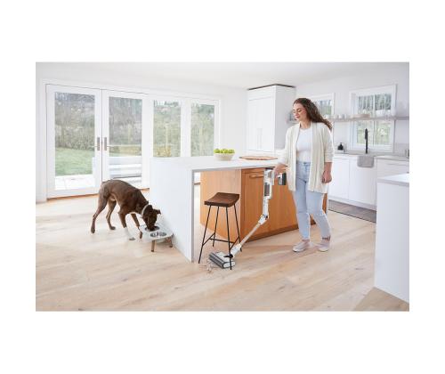 Shark Detect Clean & Empty, valge - Varstolmuimeja