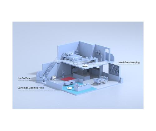Zaco, M1s, märg- ja kuivpuhastus, valge - Robottolmuimeja