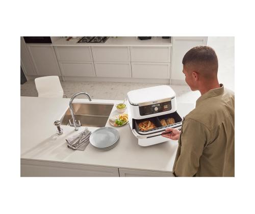 Ninja Foodi FlexDrawer Dual, 10.4 L, 2470 W, valge - Kuumaõhufritüür
