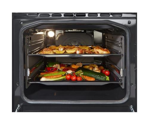 Gorenje, 70 L, laius 50 cm, valge - Induktsioonpliit elektriahjuga