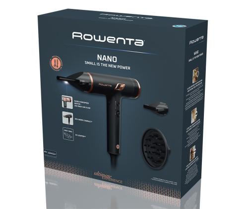 Rowenta NANO, 1700 W, must - Föön