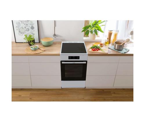 Gorenje, 70 L, laius 50 cm, valge - Induktsioonpliit elektriahjuga