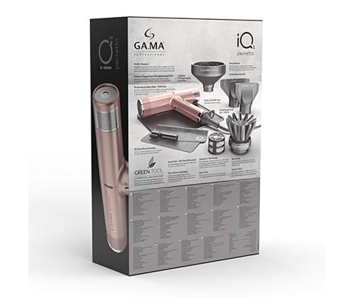 GA.MA iQ2 Perfetto, 1600 W, roosa kuld - Föön