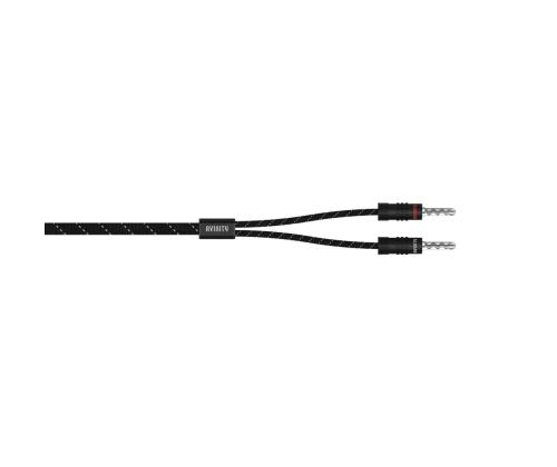 Avinity Loudspeaker Cable, 2 x 2,5mm², 3m, must/hall - Kõlarikaabel