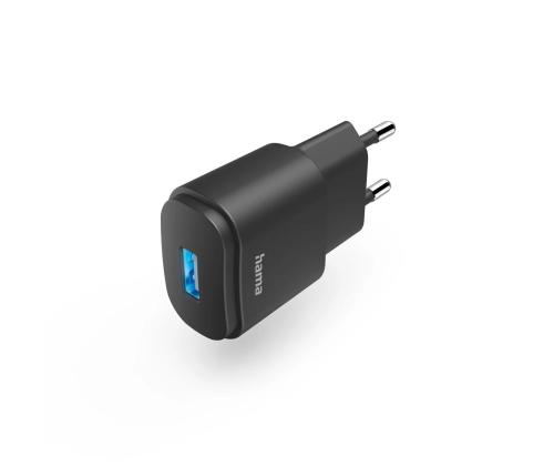Hama Charger, 6 W, USB-A, must - Vooluadapter