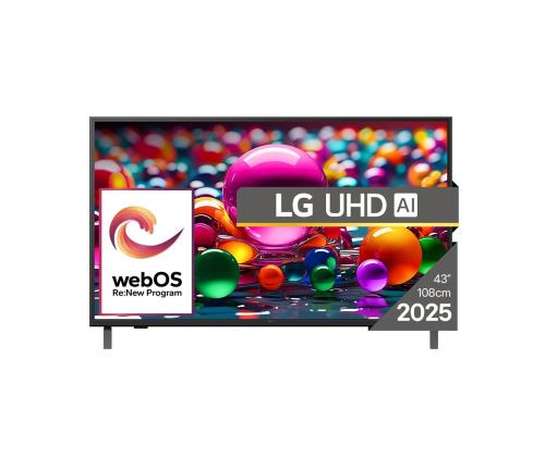 LG UHD AI UA75, 43'', 4K UHD, LED LCD, must - Teler