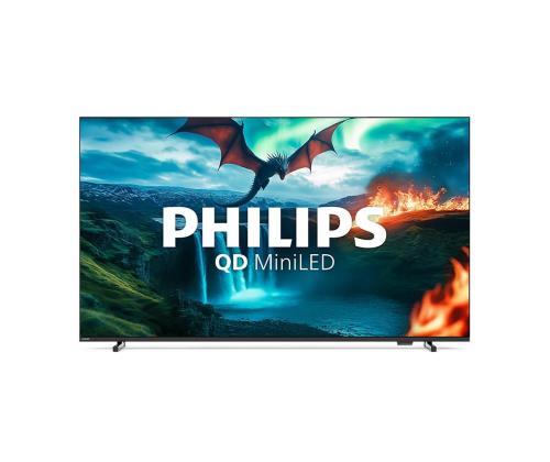 Philips MLED820, 65'', 4K UHD, QD Mini LED, must - Teler