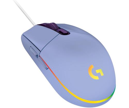 Logitech G102 LightSync, lilla - Juhtmega optiline hiir